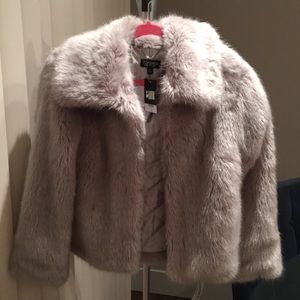 NWT faux fur coat